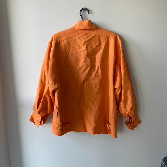 Babaton Orange Wool Jacket - Picture 2 of 7